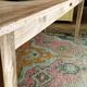 Solid oak farmhouse table 220 X 80 cm