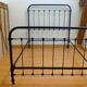 Wrought iron bed, vintage