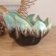 Flame ceramic planter
