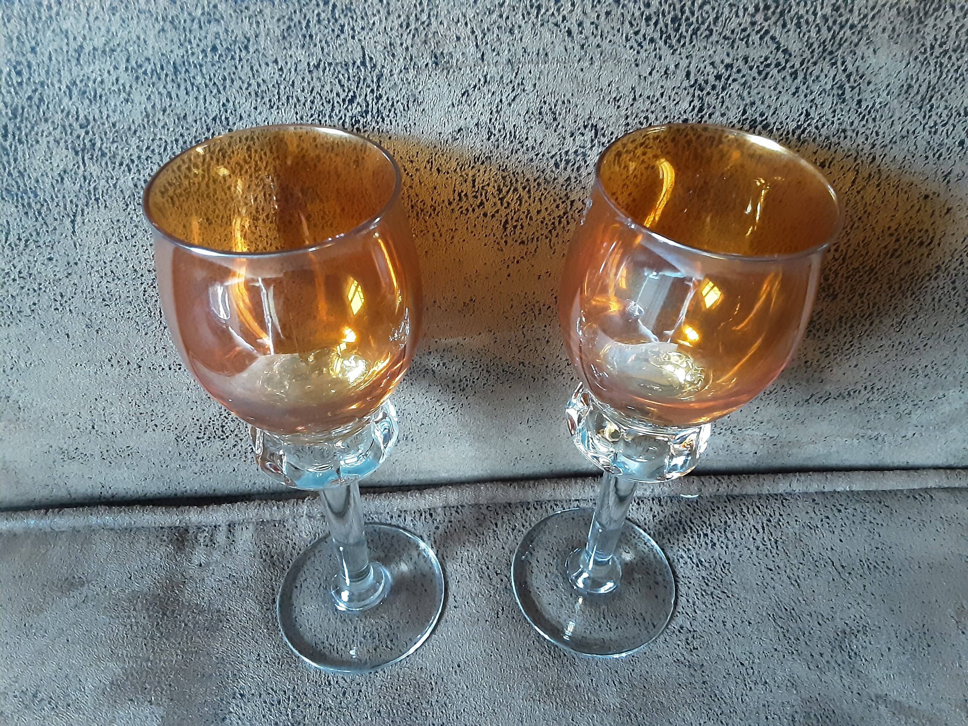 Set of 2 original stemmed glasses