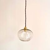 Suspension globe en verre