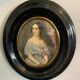 Miniature portrait of a young woman XX century