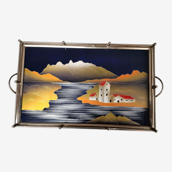 Art deco serving tray