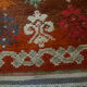 Vintage wool ethnic rug