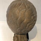 Bust Greek goddess marble base 1970