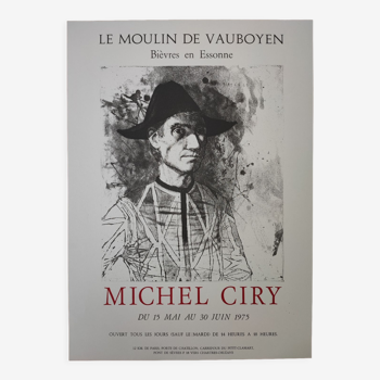 Michel Ciry Affiche Exposition 1975