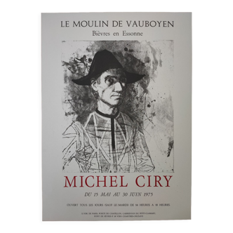 Michel Ciry Affiche Exposition 1975