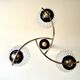 Lustre 3 feux laiton 1950
