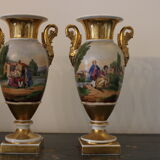 Pair of porcelain vases from Paris