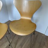 Set of 2 Serie 7 chairs (3107) by Arne Jacobsen / Fritz Hansen