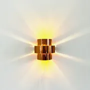 Brass Wall Lamp By Hans-Agne Jakobsson For Markaryd, Sweden, 1960S