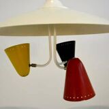 Pendant lamp from the 1950s by h. busquet for hala zeist