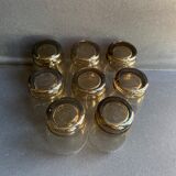 Liquor service smoked glass