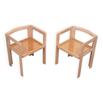 Derk Jan de Vries "Samara" Arm Chairs for Maisa Di Seveso Milano