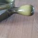 4 small pans, glazed earthenware casseroles