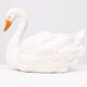 Antique Capodimonte Ceramic Swan jardiniere 1880