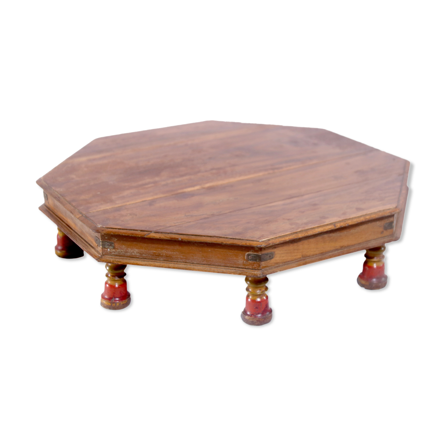 Bajoot tea table in ancient burmese teak
