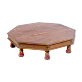Bajoot tea table in ancient burmese teak