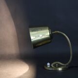 Paire de lampes de table ou murales en laiton ajustables, Tchécoslovaquie, années 1930