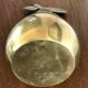 Void pear pocket vintage brass