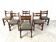Vintage brutalist dining chairs, set of 6 - 1970s