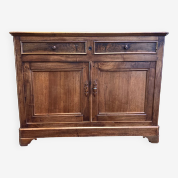 Low walnut sideboard