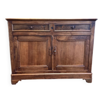 Low walnut sideboard