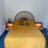 Duo of illuminated bedside tables from the 1970s