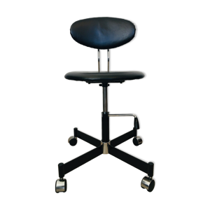 chaise de bureau en cuir
