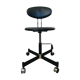 Black Leather Office chair, 1970s