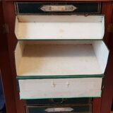 Storage unit, mahogany cardboard box