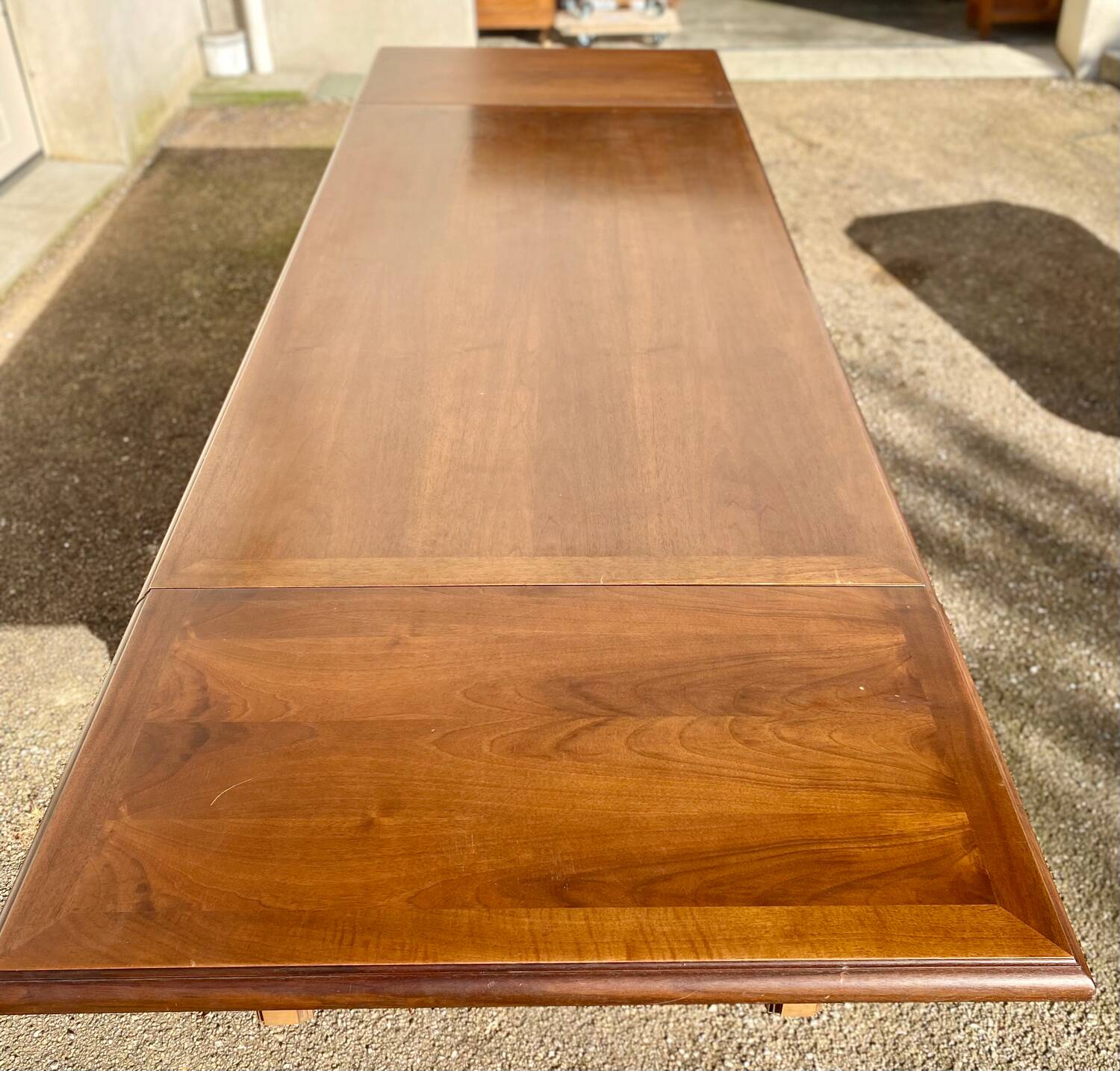 Rustic extendable French farmhouse table, Louis XIII period style extendable