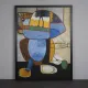 Large-scale “Le Regard” oil painting after Karel Appel, Netherlands, 1990s