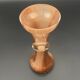 Vintage blown glass soliflore vase with applied decoration.