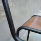 Two vintage school chairs
