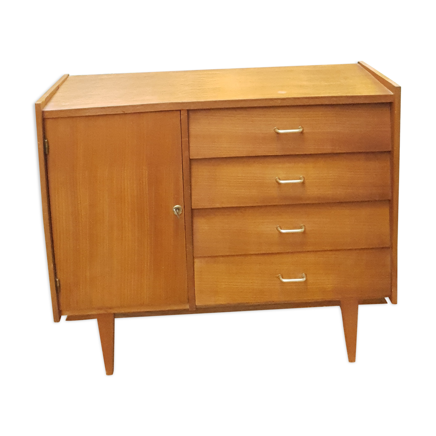 Chest of drawers four drawers a door