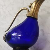 Carafe verre et laiton