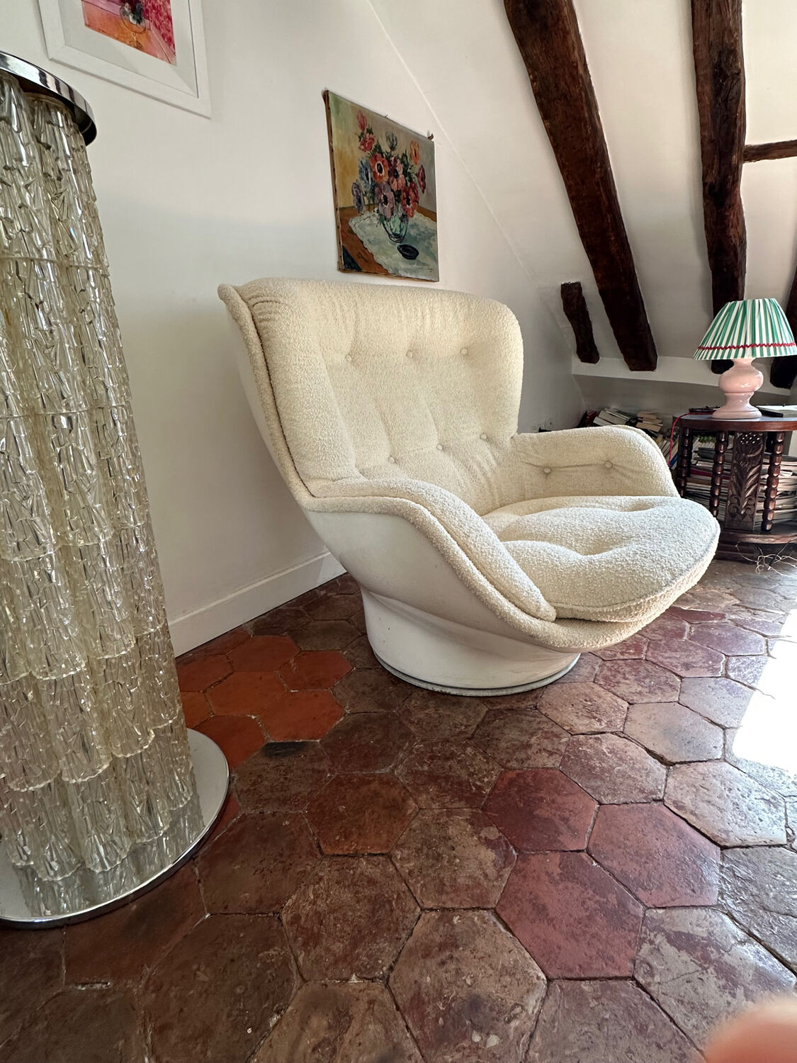 Vintage armchair Karate Michel Cadestin