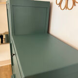 Art Deco Secretary Cabinet in solid wood