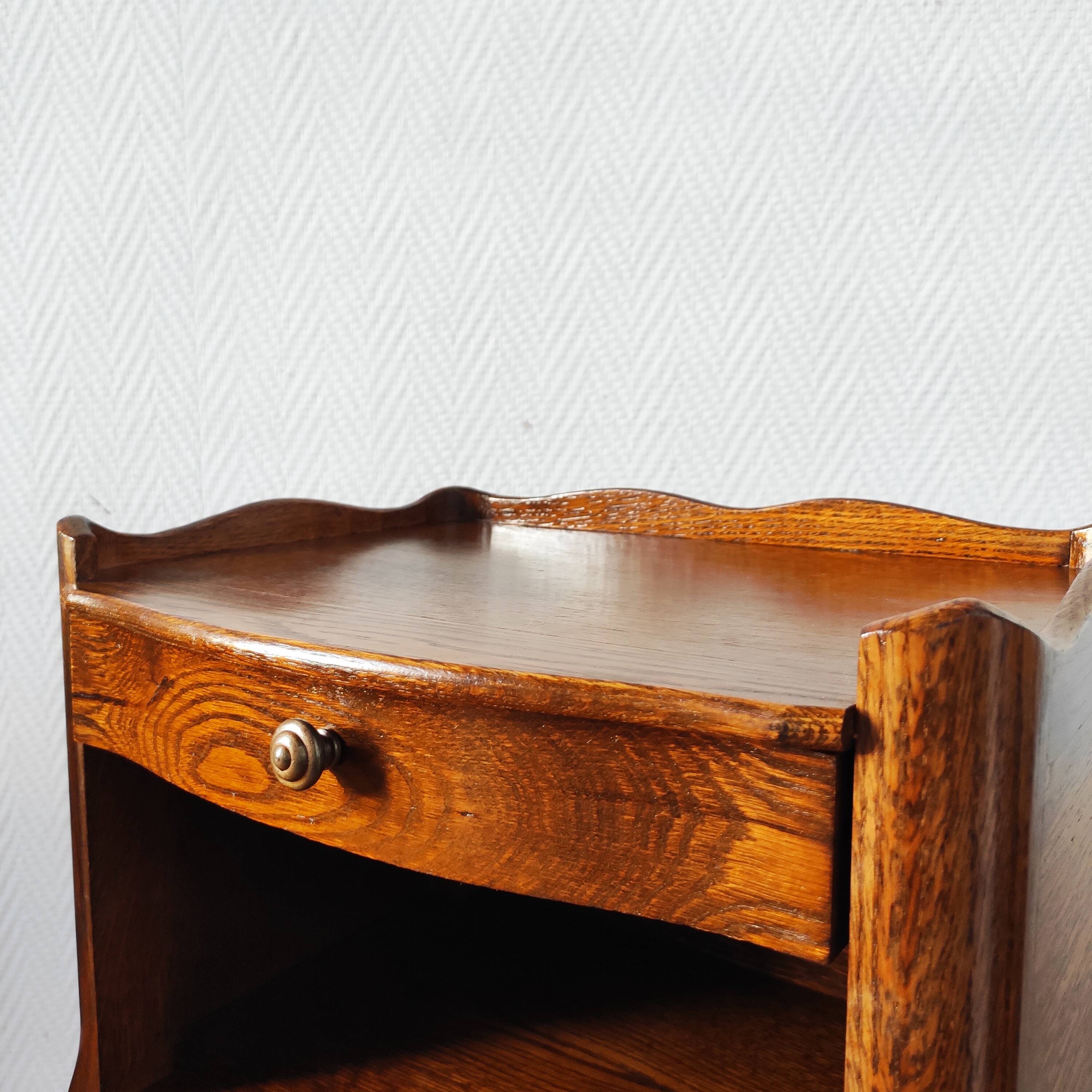 Pair of French Louis XV style bedside tables