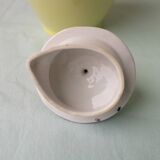 Coffee pot or teapot, sugar bowl and milk jug in porcelain.