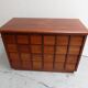 Vintage mahogany filing cabinet with drawers