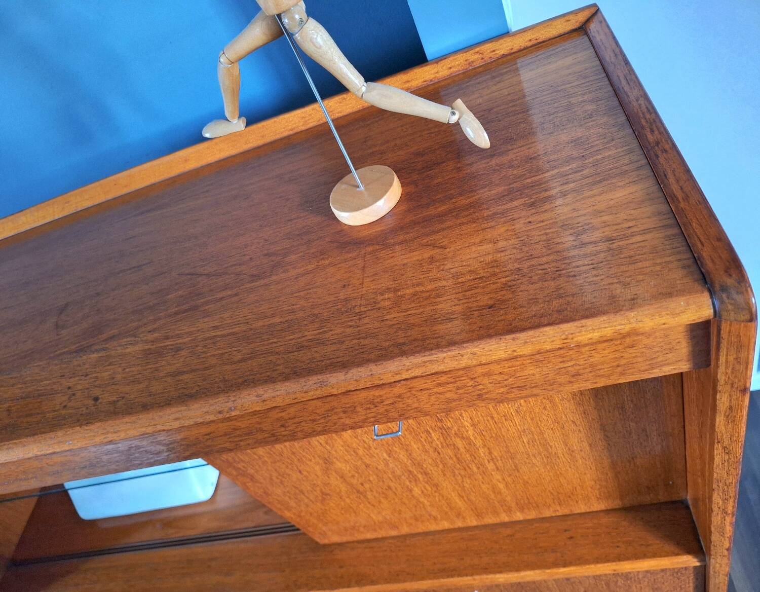 Vintage sideboard, antique bar cabinet, secretary bookcase