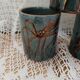6 vintage handmade cups/mugs