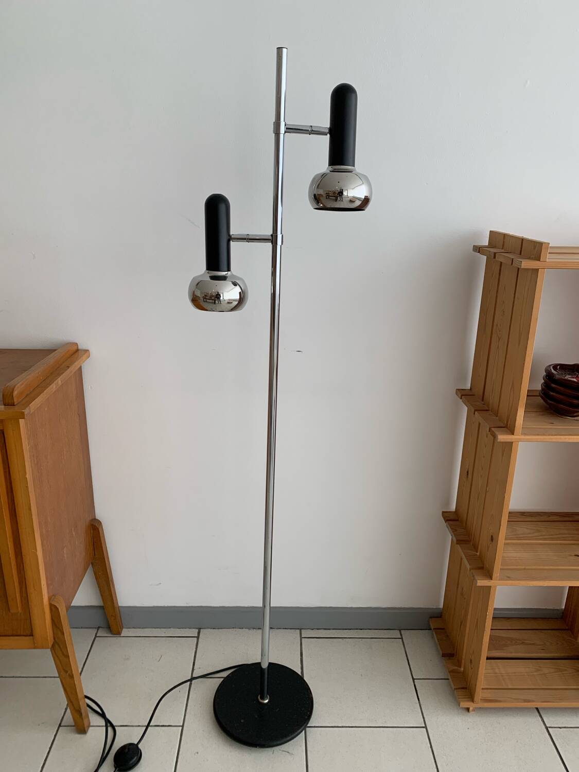 Lampadaire Vintage 1970 OMI Space Age