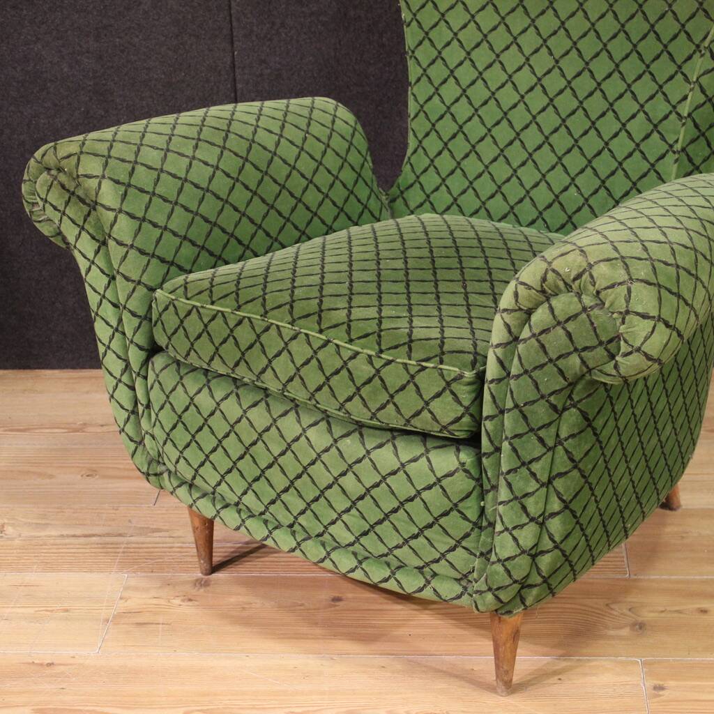 Paire de fauteuils italiens, années 60