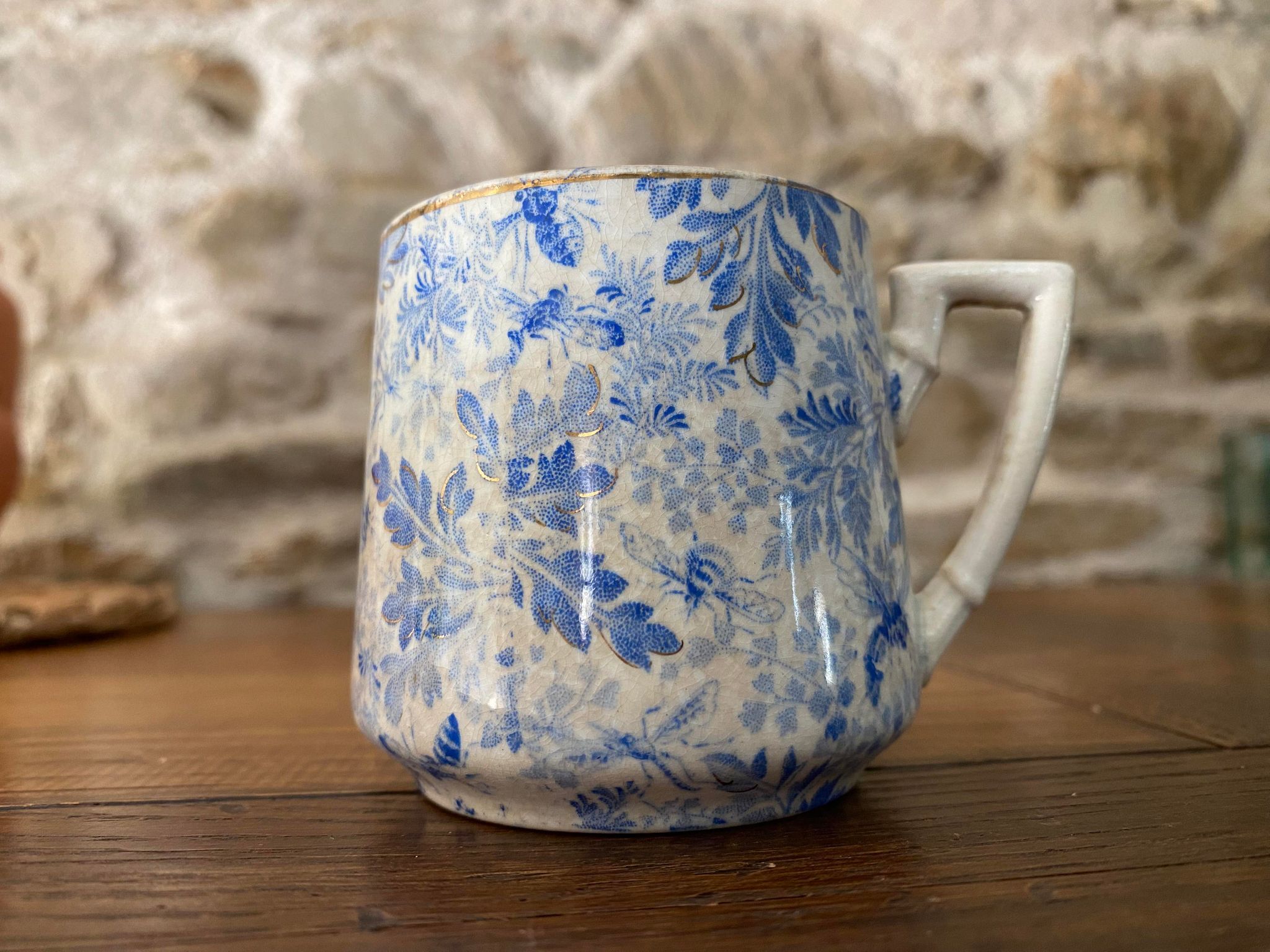 Iron cup U&C Sarreguemines décor Persia J