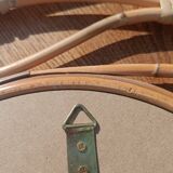 Rattan mirror, bohemian