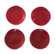 Set of 4 ceramic plates
