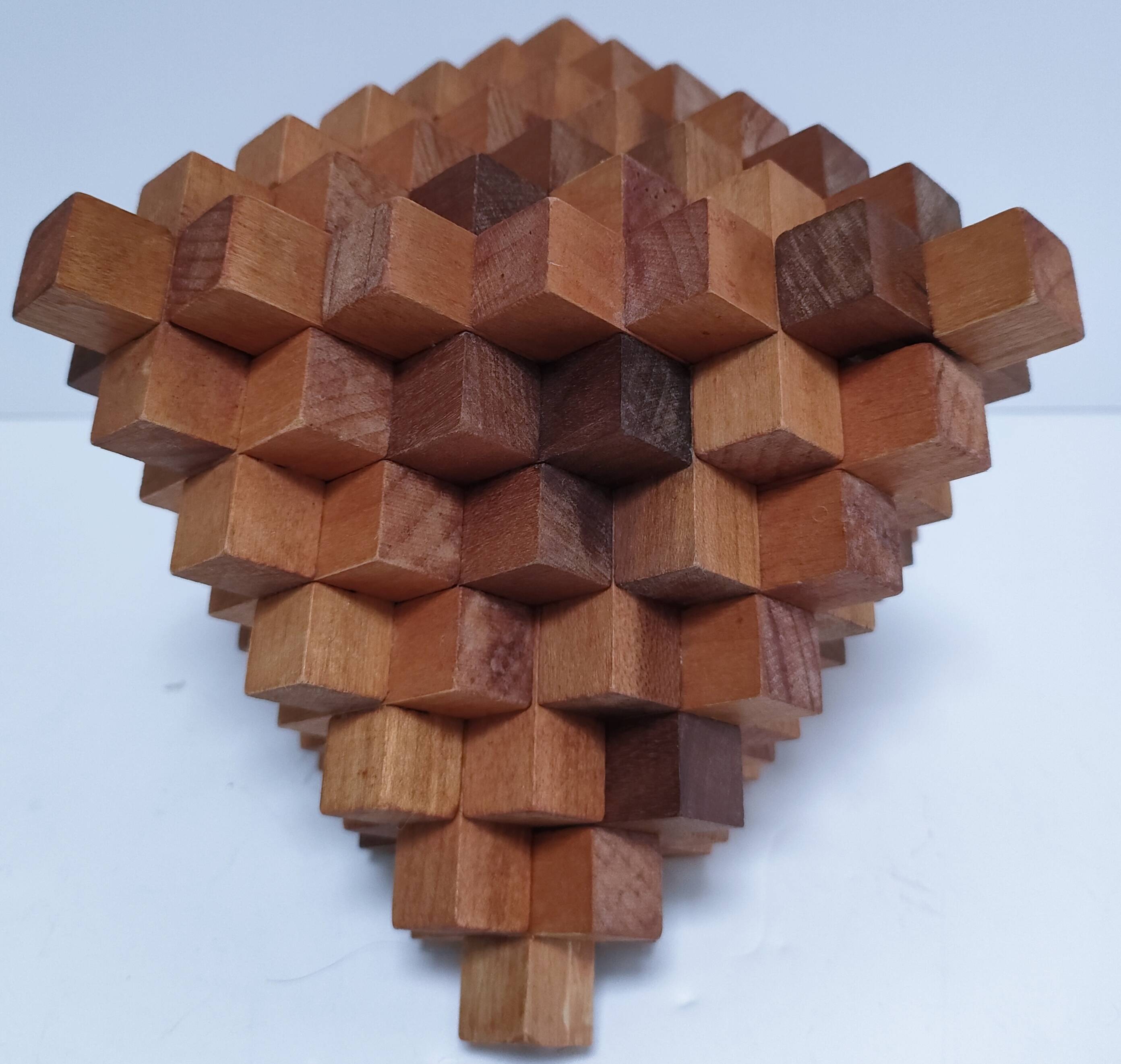 3D design wooden bookends